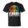 Original Dania Beach Retro Sunset Fl Beach Lifestyle Dania T-Shirt