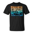 Otter Spirit Animal Otter Lover Cute Otter T-Shirt