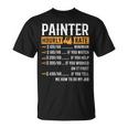 Painter Hourly Rate Painter T-Shirt