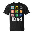 Papa I Dad Als Lustige Appatertag T-Shirt