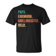 Papa Grillmeister Ehemann Held T-Shirt