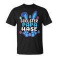 Papa Hase Osterhase Ostergeschenk Partnerlook Outfit Männer T-Shirt