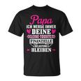 Papa Ich Werde Immer Deine Finanzielle Belastung Bleiben T-Shirt