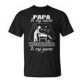 Papa Is My NameWoodworking Father's Day T-Shirt