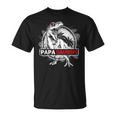 PapasaurusRex Papa Saurus Dinosaur Grandpa Dino Camiseta unisex