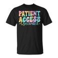 Patient Access Specialist Retro Groovy Appreciation Women T-Shirt