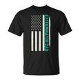 Patriotic Extermination Exterminator Dad American Flag T-Shirt