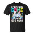 I Paused My Game To Egg Hunt Video Game Happy Easter Boys T-Shirt