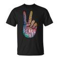 Peace Hand Sign Peace Sign Vintage Hippie T-Shirt
