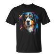 Perro De Montaña De Berna Cachorro Mejor Paseo Para Perros A Camiseta unisex