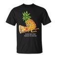 Pineapple Belongs On Pizza Lover Food Pun T-Shirt