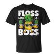 Pineapple Sunglasses Floss Like A Boss Aloha Beaches T-Shirt