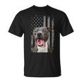 Pitbull Flag Pitbull Pit Bull Dog T-Shirt