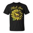 Pitbull Mom Sunflower Paw Pittie Dog Owner Mama Women Gif T-Shirt
