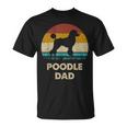 Poodle Dad For Poodle Dog Lovers Vintage Dad T-Shirt