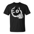 Pool Billiards Vintage 8 Eight Ball T-Shirt