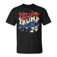 President Trump 24 2024 Groovy Retro T-Shirt