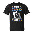 Proud Autism Dad Apparel Matching Autism Awareness Father T-Shirt