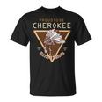 Proud To Be Cherokee Native American Pride Headdress T-Shirt