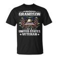 Proud Grandson Of A United States Veteran Military Family T-Shirt