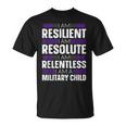 Purple Up I Am A Military Child T-Shirt