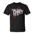 Quite Crying Rub Dirt On It No Crying Girls Softball T-Shirt