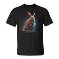 Rabbit Fahrt Motorcycle Easter Bunny Biker Bike T-Shirt