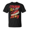 Race Car Party Cousin Of The Birthday Racer Racing Family T-Shirt