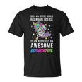 Rare Disease Warrior Unicorn Rare Disease Awareness T-Shirt