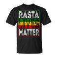 Rasta Lives Matter Reggae Music Rastafari Lover Dreadlock T-Shirt
