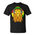 Rastafarian Lion Leo Horoscope Zodiac Sign Rasta Women T-Shirt