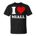 Red Heart I Love Niall T-Shirt