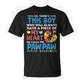 There's This Boy He Calls Me Pawpaw Autism Awareness T-Shirt