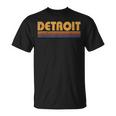 Retro Detroit Michigan Vintage T-Shirt