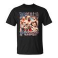 Retro Donald Pump Gym Collage Foto Meme Divertido Trump Camiseta unisex