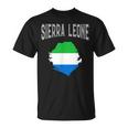 Retro Sierra Leone Flag Vintage Throwback Sport T-Shirt