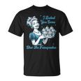 Retro Vintage Housewife I Baked You Some Shut The Fucupcakes T-Shirt