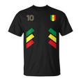 Retro10 Senegal Football Senegal Bandera De Senegal Camiseta unisex