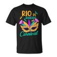 Rio De Janeiro Carnival Brazil Mask Brazil Souvenir T-Shirt