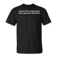You Are Safe With Me Lgbt Support Rainbow Lgbtq Flags Ally T-Shirt