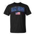 San Diego California City Pride Usa Flag T-Shirt