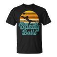 Sandy Balls Beach Volleyball Player Coach Fan Sports T-Shirt Sandy Balls Beach Volleyball Player Coach Fan Sports T-Shirt