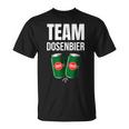 Saufn Saufnn Junggesellenabschied Frau Mann Team Dosenbier T-Shirt