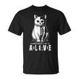 Schrödinger's Cat Dead And Alive Quantum Mechanics Physics T-Shirt