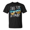 See You In Niihau Retro Sunglasses Vintage Ni'ihau Surfer T-Shirt