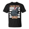 Silver Fox Rabbit Dad T-Shirt