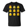 Simpáticos Patos Pequeños Niños Niñas Patos De Goma Patitos Camiseta unisex