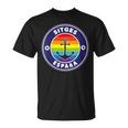 Sitges Spain Beach Retro Sailing Holiday Surfer Lgbt Souvenir T-Shirt