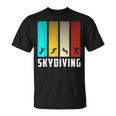 Skydiving Parachutist Wingsuit Flying Parachuting Skydiver T-Shirt