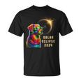 Solar Eclipse 2024 Dog Wearing Solar Eclipse Glasses T-Shirt